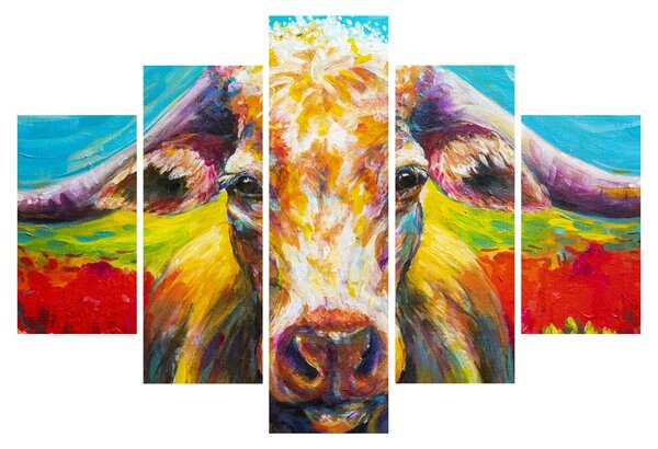 Kép - Festett tehén (150x105 cm)