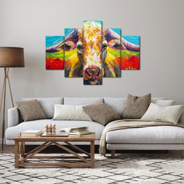 Kép - Festett tehén (150x105 cm)