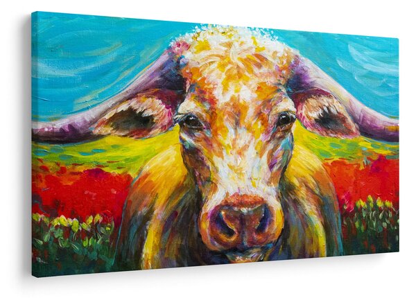 Kép - Festett tehén (90x60 cm)
