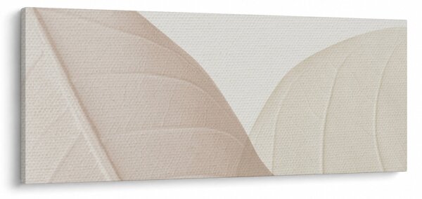Kép - Texturált levelek (120x50 cm)