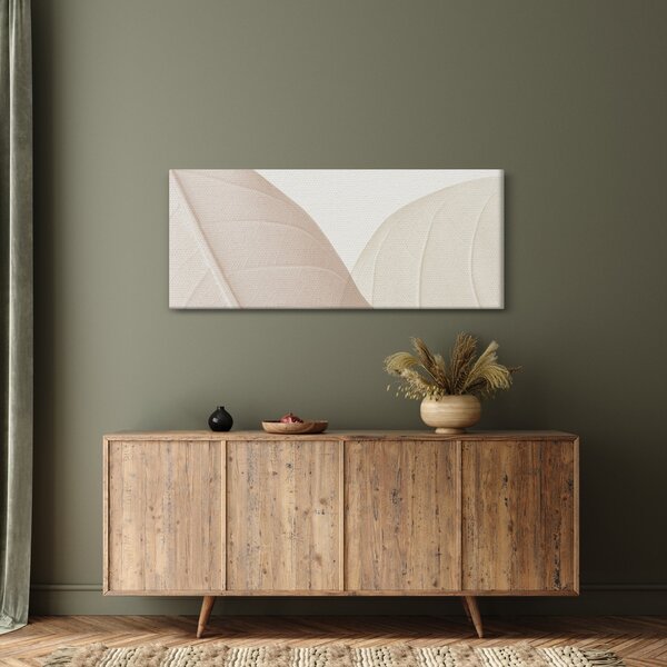 Kép - Texturált levelek (120x50 cm)