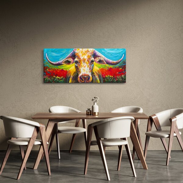 Kép - Festett tehén (120x50 cm)