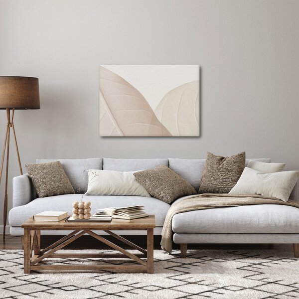 Kép - Texturált levelek (70x50 cm)
