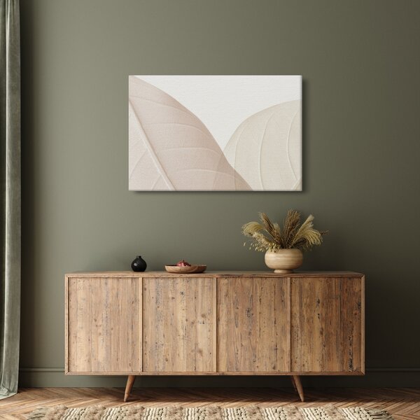 Kép - Texturált levelek (90x60 cm)