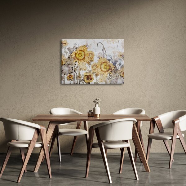 Kép - Napraforgó a falban (70x50 cm)