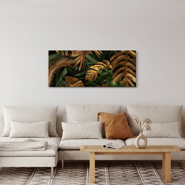 Kép - Arany levelek (120x50 cm)
