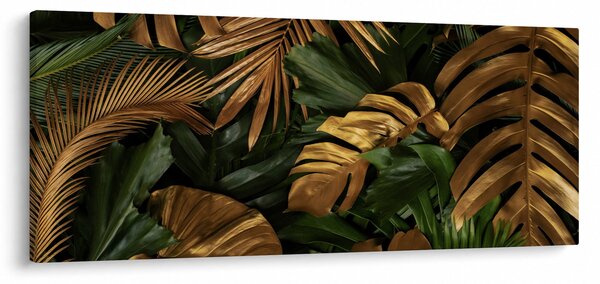 Kép - Arany levelek (120x50 cm)