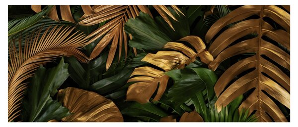 Kép - Arany levelek (120x50 cm)