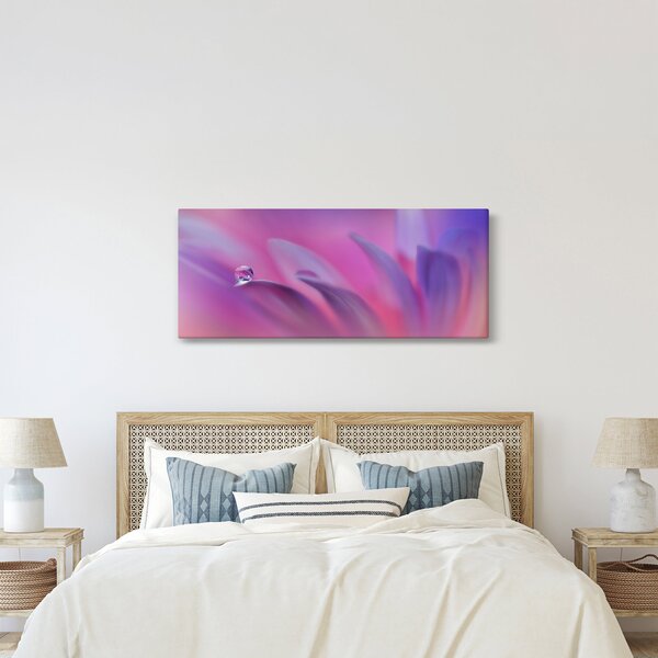 Kép - Csepp a virágon (120x50 cm)
