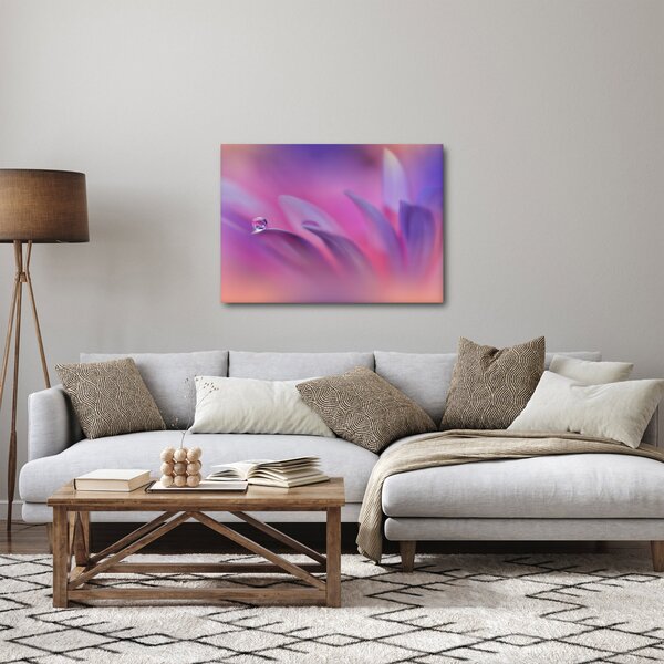 Kép - Csepp a virágon (70x50 cm)