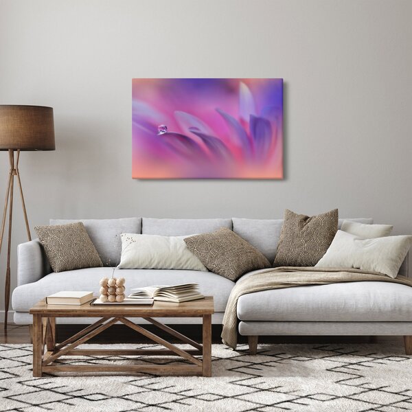 Kép - Csepp a virágon (90x60 cm)