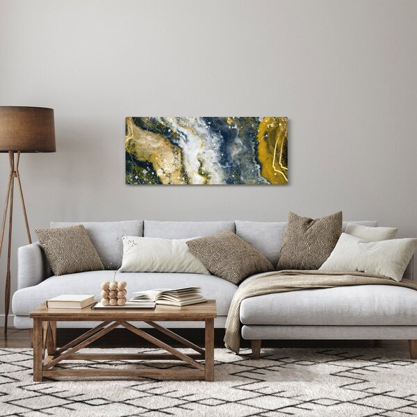 Kép - Arany absztrakció (120x50 cm)