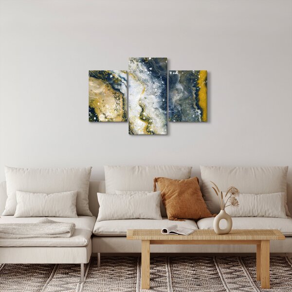 Kép - Arany absztrakció (90x60 cm)