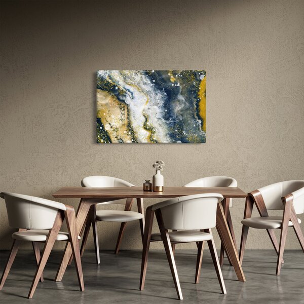Kép - Arany absztrakció (90x60 cm)