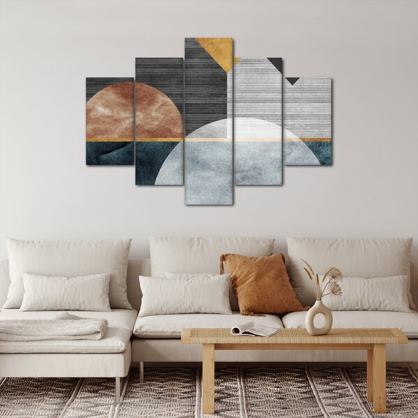 Kép - Formák és textúrák (150x105 cm)