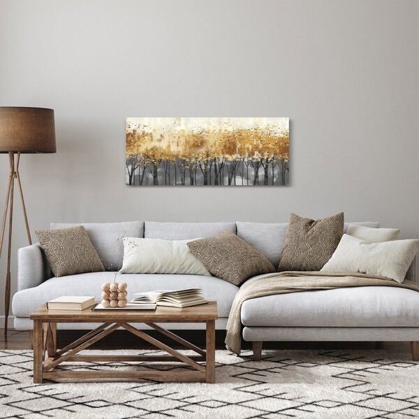 Kép - Arany fák (120x50 cm)