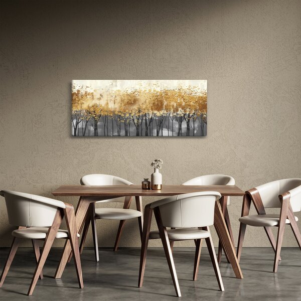 Kép - Arany fák (120x50 cm)