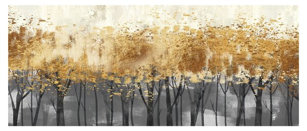 Kép - Arany fák (120x50 cm)