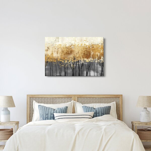 Kép - Arany fák (90x60 cm)