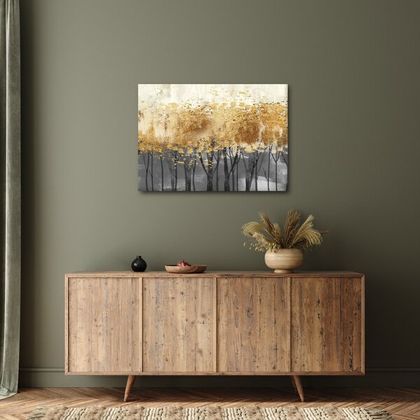 Kép - Arany fák (70x50 cm)
