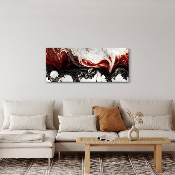 Kép - Márványos absztrakció (120x50 cm)