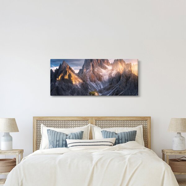 Kép - Hegyi panoráma (120x50 cm)