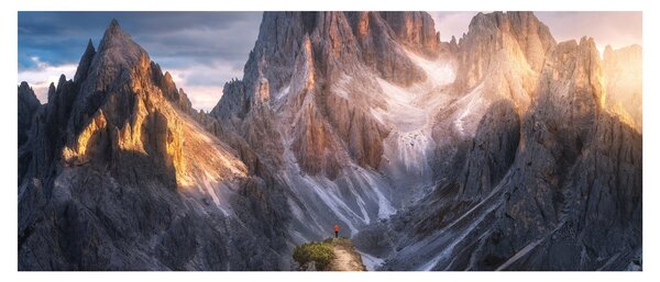 Kép - Hegyi panoráma (120x50 cm)