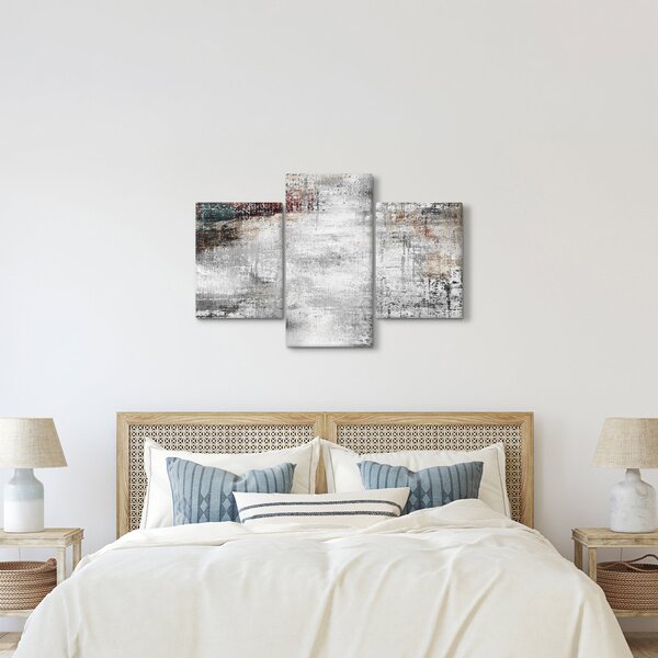 Kép - Absztrakt texturált vászon (90x60 cm)