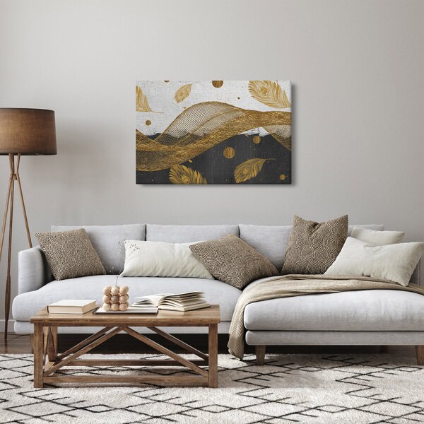 Kép - Arany toll (90x60 cm)