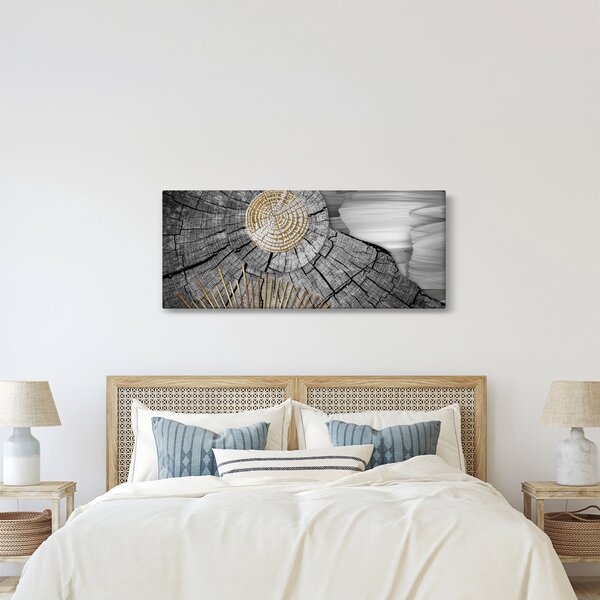 Kép - A fa törzse kollázsban (120x50 cm)