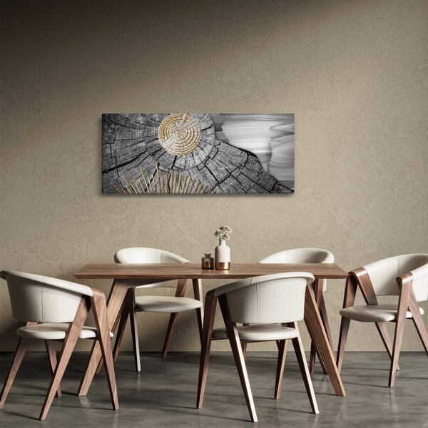 Kép - A fa törzse kollázsban (120x50 cm)