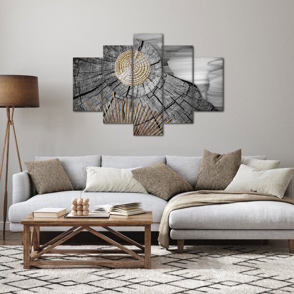 Kép - A fa törzse kollázsban (150x105 cm)