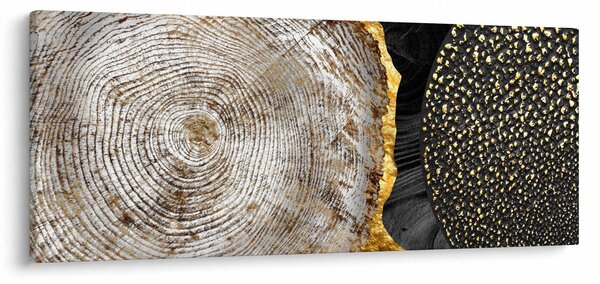 Kép - Fatörzs a kollázsban 2 (120x50 cm)