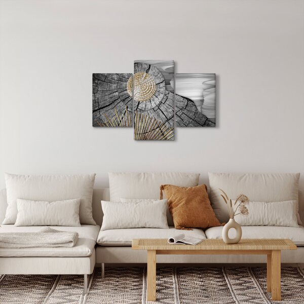 Kép - A fa törzse kollázsban (90x60 cm)