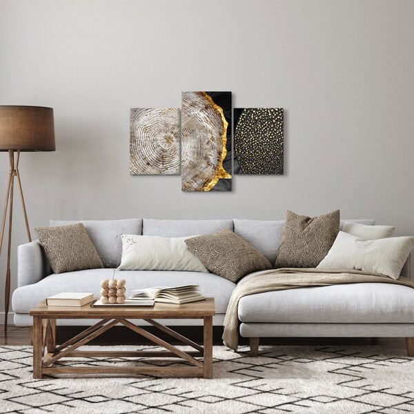 Kép - Fatörzs a kollázsban 2 (90x60 cm)