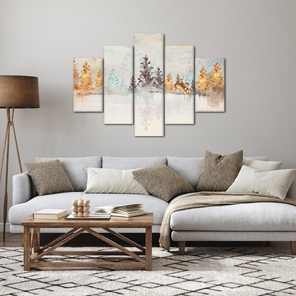 Kép - Akvarell erdő (150x105 cm)