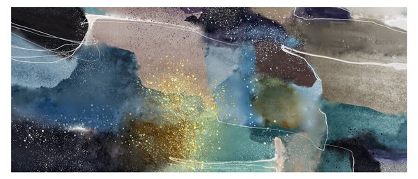 Kép - Akvarell absztrakció (120x50 cm)