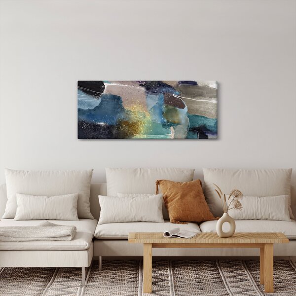 Kép - Akvarell absztrakció (120x50 cm)