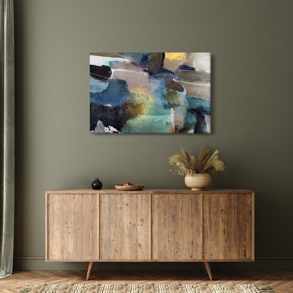 Kép - Akvarell absztrakció (90x60 cm)