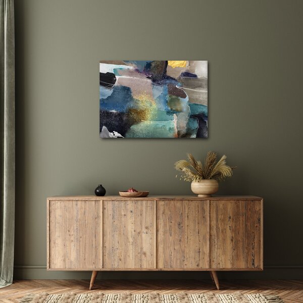 Kép - Akvarell absztrakció (70x50 cm)