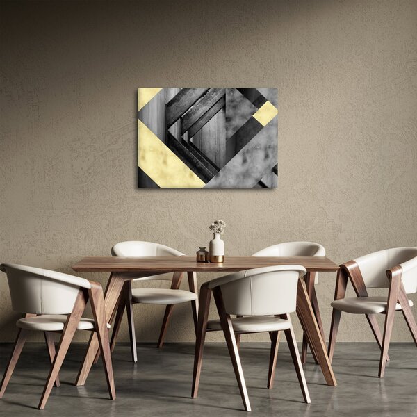 Kép - Texturált formák (70x50 cm)