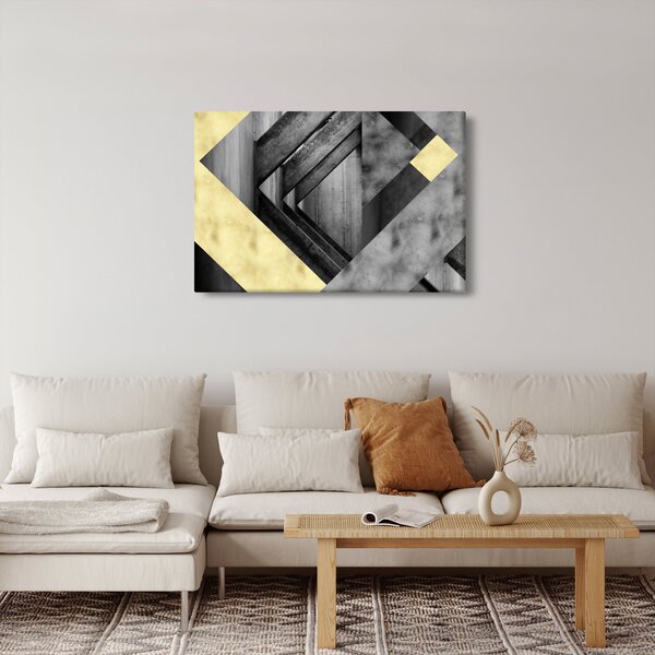 Kép - Texturált formák (90x60 cm)