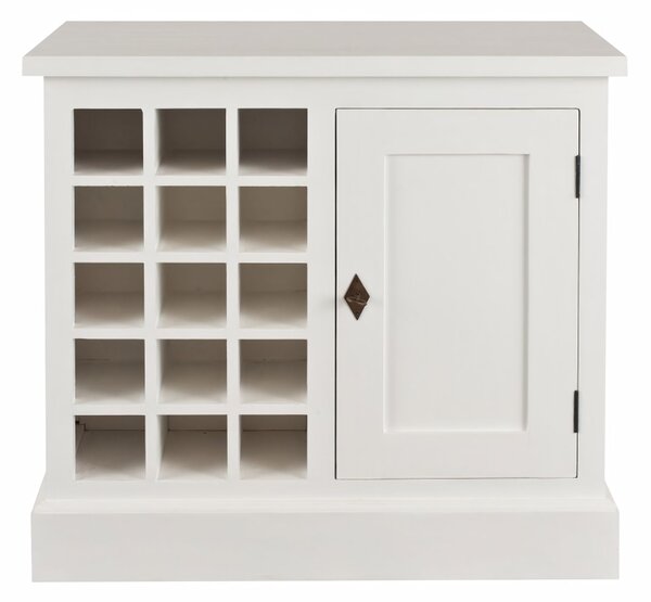 Brighton boros szekrény 85cm fehér