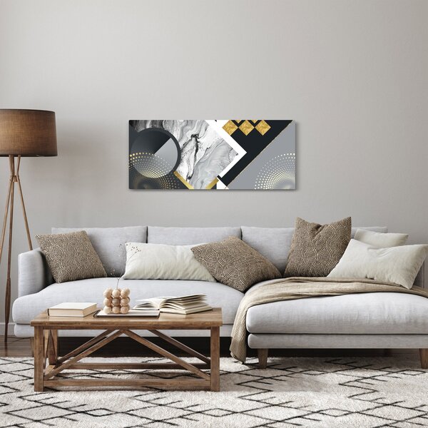 Kép - Texturális kollázs (120x50 cm)