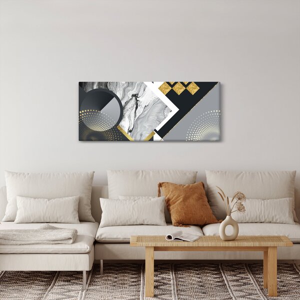 Kép - Texturális kollázs (120x50 cm)