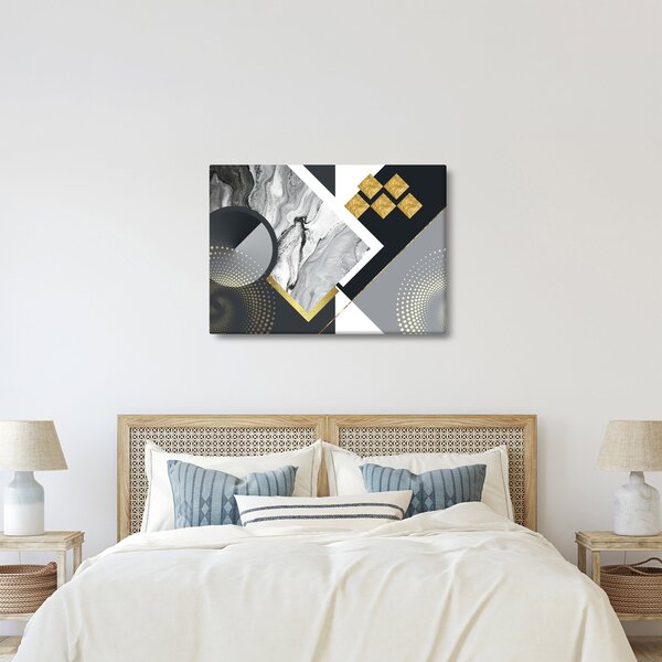 Kép - Texturális kollázs (70x50 cm)