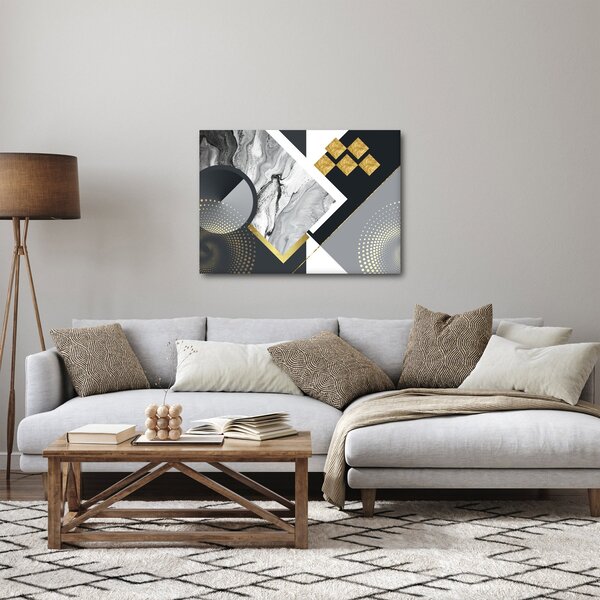 Kép - Texturális kollázs (70x50 cm)