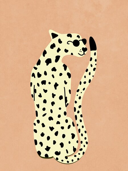 Illusztráció Cool Cheetah, Raissa Oltmanns, (30 x 40 cm)
