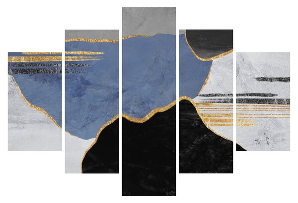 Kép - Texturált formák (150x105 cm)