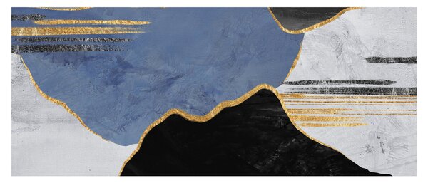 Kép - Texturált formák (120x50 cm)